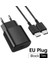 Ab Siyah Set Olaf 25W USB C Şarj Cihazı Hızlı Şarj Güç Adaptörü Tip C Chargeur USB Şarj Cihazı Samsung Galaxy S22 21 Not 20 A71 USB Kablosu (Yurt Dışından) 1