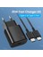 Ab Siyah Set Olaf 25W USB C Şarj Cihazı Hızlı Şarj Güç Adaptörü Tip C Chargeur USB Şarj Cihazı Samsung Galaxy S22 21 Not 20 A71 USB Kablosu (Yurt Dışından) 3