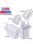 1m C2L 20W Pd Cep Telefonu Şarj Cihazı USB Pd Hızlı Şarj Ab/abd Tak Çift Bağlantı Noktalı Pd Tip-C Pd Flaş Şarj Ipone 13 Pro Xiaomi 12 Için (Yurt Dışından) 4