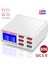 Ingiltere 896 Qc3.0 8A Qc3.0 LCD Ekranlı USB Şarj Cihazı 6 Port Masaüstü Cep Telefonu Şarj Cihazı Akıllı Telefonlar Tablet Pc Için Akıllı Hızlı Şarj (Yurt Dışından) 4