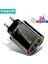 Ab Tak Yuvarlak Siyah Qgeem 3 USB Şarj Cihazı Hızlı Şarj 3.0 Hızlı USB Duvar Şarj Cihazı Taşınabilir Mobil Şarj Cihazı Qc 3.0 Adaptörü Xiaomi iPhone x Için Ab Abd Tak (Yurt Dışından) 1