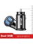Çift Qc USB C Araç Şarj Cihazı Qc 3.0 40W 5A Tipi Pd Hızlı Şarj Qc 3.0 5A Araç Telefonu Şarj Cihazı iPhone 12 13 Pro Xiaomi Huawei Samsung (Yurt Dışından) 1