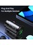 Şerit Olaf Qc3.0 Araç Şarj Cihazı Hızlı Şarj Beyaz Siyah Çift Bağlantı Noktalı Mini Araç Telefonu Güç Adaptörü Pd 20W USB Tip C Şarj Araç Şarjı (Yurt Dışından) 4