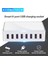 Ab Tak 40 W 8 Port USB Şarj Adaptörü Hub Şarj Istasyonu Soket Telefon Şarj Cihazı iPhone 6 7 8 Samsung Xiaomi Huawei Abd Ab Ingıltere Au Tak (Yurt Dışından) 1