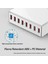 Ab Tak 40 W 8 Port USB Şarj Adaptörü Hub Şarj Istasyonu Soket Telefon Şarj Cihazı iPhone 6 7 8 Samsung Xiaomi Huawei Abd Ab Ingıltere Au Tak (Yurt Dışından) 4