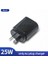 Au Siyah Orijinal 25W Süper Hızlı Duvar Şarj Cihazı Samsung USB Tip C Pd Güç Adaptörü Galaxy S22 Ultra S21 S21 + S20 Fe 5g A52 Tab S8 S7 (Yurt Dışından) 1