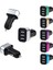 Gül Kırmızı 1 Adet Evrensel USB 3 Bağlantı Noktalı Şarj Cihazı Dc 5.0 V 2.1A Cep Telefonu Hızlı Şarj Araç Şarj Adaptörü iPhone Samsung Huawei Xiaomi Için (Yurt Dışından) 2