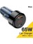 Mavi Essager 65W USB Araç Şarj Cihazı Qc 4.0 Pd 3.0 USB Tip C Araç Telefonu Hızlı Şarj Cihazı Xiaomi IPHONE13 Huawei Poco Redmi Oneplus Dizüstü Bilgisayar (Yurt Dışından) 1