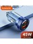 45W 1c 1A Siyah Toocki 45W USB Araç Şarj Cihazı C Tipi Hızlı Şarj Otomatik Cep Telefonu Şarj Adaptörü iphone Samsung Huawei Pd Afc Scp Qc 3.0 (Yurt Dışından) 5