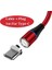 Kırmızı Tip-C Qc 3.0 Hızlı USB Araç Şarj Kablosu Samsung M52 M32 A13 A12 A32 A52 A72 5g Manyetik Tip-C USB Şarj Kablosu Telefon Adaptörü (Yurt Dışından) 1