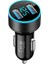 Siyah Pd 30W USB Araç Şarj Cihazı Hızlı Şarj Qc3.0 Scp 3A Pd Tip C 37.5W Hızlı Araç USB Şarj Cihazı iPhone Samsung Xiaomi Redmi Poco Cep Telefonu (Yurt Dışından) 2