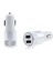 Au Çift USB Araç Şarj Cihazı 2.4A Çıkış Hızlı Şarj Cihazı Cep Telefonu Seyahat Adaptörü Puro Çakmağı Dc 12-24V Metal Araba Şarjı (Yurt Dışından) 1