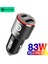 83W ve 100W Kablo Wotobe 2 Port 83W Süper Hızlı Araç Şarj Cihazı, USB C Pd/pps 65W/45W 20V 20W,QC3.0/AFC/FCP18W iPhone 13 Mıbook Dell Xps Hp Dizüstü Bilgisayarlar Için (Yurt Dışından) 2