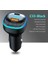 C33-BLACK Bluetooth 5.0 Araç Şarj Cihazı Hızlı Şarj USB Tip C Araç Telefonu Şarj Cihazı Fm Verici Handsfree Çakmak Mp3 Müzik Çalar (Yurt Dışından) 1