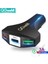 Güvenlik Çekiç Siyah Qgeem Qc 3.0 USB C Araç Şarj Cihazı Hızlı Şarj 3.0 Otomatik Hızlı Şarj Adaptörü Çekiç 3 iPhone Xiaomi Için Usb-C Taşınabilir Araç Şarj Cihazı (Yurt Dışından) 1