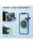Siyah Md1 Kablolu 30W Manyetik Kablosuz Şarj Cihazı Kablosuz Araç Şarj Cihazı Mag iPhone 12 13 Pro Max Vb. Hızlı Şarj Hava Firar Dağı Telefon Tutucu (Yurt Dışından) 5