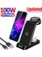iphone Için Kablosuz 100W 3'ü 1 Arada Kablosuz Şarj Standı Hızlı Şarj Dock Istasyonu iPhone 14 13 12 11 Samsung S22 S21 Galaxy Apple Watch 8 7 6 (Yurt Dışından) 5