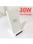 Beyaz 30W Çift Bobin Kablosuz Şarj Cihazı iPhone 11 12X8 10 Artı Telefon Hızlı Şarj Pad Dock Istasyonu Samsung S8 S9 S9 + Not 8 (Yurt Dışından) 1