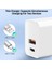 20W Au Tak 20W Çift Bağlantı Noktalı Pd USB Şarj Cihazı Hızlı Şarj Tipi C Duvar Pd Güç Adaptörü iPhone 13 12 11 Xs Samsung S21 Hızlı Şarj 3.0 Fiş (Yurt Dışından) 2