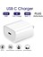 Au Fişi Hızlı Pd Şarj Kafası Usb-C Şarj Cihazı 20W Duvar Şarj Cihazı Cep Telefonu Şarjı Type-C Için iPhone 13 12 11 Pro Max Için Euauukus Için (Yurt Dışından) 3