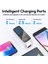 Au Tak 40W 8port Qc3.0 Hızlı Şarj 3.0 Akıllı USB Tip C Şarj Cihazı Telefon USB Şarj Aleti Hızlı Şarj Masaüstü Soket Adaptör Istasyonu iphone Için LED Ekran (Yurt Dışından) 5