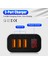 Abd Siyah Hızlı Şarj Cihazı IPHONE12 13PRO Max Için 3.0 USB Şarj Cihazı Xiaomi Samsung Huawei 5 V 3A Dijital Ekran Hızlı Şarj Duvar Telefonu Şarj Cihazı (Yurt Dışından) 2