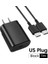 Abd Siyah Set Olaf 25W USB C Şarj Cihazı Hızlı Şarj Güç Adaptörü Tip C Chargeur USB Şarj Cihazı Samsung Galaxy S22 21 Not 20 A71 USB Kablosu (Yurt Dışından) 1