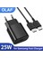Ab Tak Siyah 25 W Pd Şarj Cihazı USB Tip C Cargador Samsung Galaxy S22 S21 S20 Not 20 A71 A80 S8 S7 S10 Hızlı Şarj Güç Adaptörü Chargeur (Yurt Dışından) 3