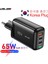 Beyaz ve 100W Kablo Uslıon 65W USB Tip C Gan Şarj Cihazı Dizüstü Tablet Macbook Için Kore Fişi Pd Hızlı Şarj iPhone 14 13 12 Pro Max Samsung Poco (Yurt Dışından) 5