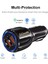 Qc3.0 Nobel Siyah Qgeem Çift USB Qc 3.0 Araç Şarj Cihazı Hızlı Şarj 3.0 Telefon Şarj Araba Hızlı Şarj Cihazı 2 Port USB Taşınabilir Şarj Cihazı iPhone Xiaomi Için (Yurt Dışından) 4