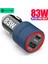Siyah 83W ve 60W Kablo 83W Hızlı Araç Şarj Cihazı, 1port USB C Pps/pd 65W/45W/30W/20W,1PORT Qc3.0 P30/20 Tip C Dizüstü Tablet iPhone 13/12 S20/NOT 10/20 (Yurt Dışından) 2
