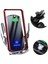 Siyah 15W Hızlı Araç Kablosuz Şarj Cihazları iPhone 12 12PRO/11/XS/XR/X Hava Firar Telefon Tutucu Hızlı Şarj Tutucu Samsung S21/S20/S10 (Yurt Dışından) 2