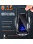 Siyah 15W Hızlı Araç Kablosuz Şarj Cihazları iPhone 12 12PRO/11/XS/XR/X Hava Firar Telefon Tutucu Hızlı Şarj Tutucu Samsung S21/S20/S10 (Yurt Dışından) 4