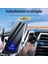 Siyah Kablosuz Şarj Araba Cep Telefonu Tutucu Braketi 15 W Manyetik Destek Otomatik Telefon Klip Iphone 12 Için Standı Aksesuarları (Yurt Dışından) 5