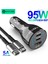 LED 2m 100W Kablo 95W USB C Araç Şarj Cihazı, 3 Portlu Pps/pd 65W/45W/30W/20W Qc3.0 18W Mibook Huaweı Tip C Dizüstü Tablet iphone 13/12 S20/21NOTE 10 (Yurt Dışından) 4