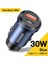Mavi 30W A'dan C'ye Essager USB C Araç Şarj Cihazı 45W 5A Hızlı Şarj 4.0 Qc Pd 3.0 Scp USB Tip C IPHONE14 13 Için Hızlı Şarj Huawei Samsung Xiaomi (Yurt Dışından) 1