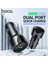 Z42 Siyah Hoco Araç Şarj Cihazı Type-C Pd 20W USB Qc3.0 18W LED Ekran Araç Içi Usb-C Hızlı Şarj Adaptörü iPhone Huawei Xiaomi Mi Samsung Için (Yurt Dışından) 2