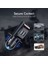 Balck Color Floveme 3.1A USB Araç Şarj Cihazı Cep Telefonu Araç Chargeur Şarj Cihazı USB Hızlı Hızlı Şarj Araç Şarj Cihazı 12V iPhone Samsung Xiaomi Için (Yurt Dışından) 2