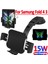 C No Araç Şarj Cihazı 15W Araç Kablosuz Şarj Cihazı Katlanır Ekran Çift Bobin Hızlı Telefon Tutucu Şarj Istasyonu Samsung Galaxy Fold 4 3 2 iPhone 14 Pro (Yurt Dışından) 5