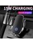 Siyah Araç Şarj Cihazı Fdgao 2'si 1 Arada Otomatik Kablosuz Şarj Cihazı Manyetik USB 15W Hızlı Şarj Tutucu iPhone 14 13 12 11 Xs Xr x 8 Samsung S22 S21 (Yurt Dışından) 4
