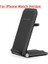 iphone Için Siyah 100 W 3 In 1 Kablosuz Şarj Standı Samsung Galaxy Apple Watch Samsung iPhone 13 12 Için Hızlı Şarj Dock Istasyonu Şarj Cihazı (Yurt Dışından) 1