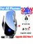 Kablo Yok Gümüş 100W Kablosuz Şarj Cihazı Araç Telefonu Tutucu Hızlı Şarj iPhone 14 13 11 x Pro Xiaomi Samsung Otomatik Manyetik Araba Kablosuz Şarj Cihazı (Yurt Dışından) 3