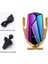 10W Altın Fdgao Kablosuz Şarj Cihazı Araç Montaj Otomatik 15W /10W Hava Firar Telefon Tutucu iPhone 14 13 12 11 Xs Xr x 8 Samsung S21 S20 S10 (Yurt Dışından) 1