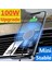 Siyah (Md 2) Kablo Yok 100 W Manyetik Kablosuz Araç Şarj Cihazı Montajlı Adsorbe Edilebilir Telefon iPhone 14 13 12 Pro Max Adsorpsiyon Hızlı Kablosuz Şarj Tutucu (Yurt Dışından) 4