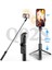 Beyaz Kablosuz Bluetooth Selfie Sopa Katlanabilir Tripod ile Doldurma Işığı Deklanşör Uzaktan Kumanda Android iPhone 13 Akıllı Telefon Gimbal (Yurt Dışından) 4