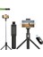 Beyaz 3 In 1 Kablosuz Bluetooth Akıllı Telefon Selfie Çubuğu iPhone Huawei Xiaomi Samsung Için Tripod Uzatılabilir Monopod Selfie Çubuğu (Yurt Dışından) 2