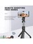 Siyah Işık 100 cm Tripod Selfie Sopa LED Işık ile Telefon Mobil Lamba Hücre Tutucu Akıllı Telefon Standı Teleskopik Monopod Bluetooth Pau Selfy Çubuk (Yurt Dışından) 5
