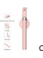 Pembe Kablosuz Bluetooth Uyumlu Selfie Sopa LED Halka Işık Uzatılabilir El Monopod Canlı Tripod IPhone x 8 Android U8Z5 (Yurt Dışından) 1