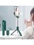 Sty A LED Yeşil Tripodlu Selfie Çubuğu LED Lambalı Halka Işık Cep Telefonu Standı Tutucu Akıllı Telefon Bluetooth Monopod Kablosuz Teleskopik (Yurt Dışından) 1