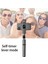 Siyah Güçlü Evrensel Selfie Çubuğu Çift Dolgu Işıkları Bluetooth Uyumlu Uzaktan Fotoğraf Sahne ile Cep Telefonu Selfie Tripod (Yurt Dışından) 3